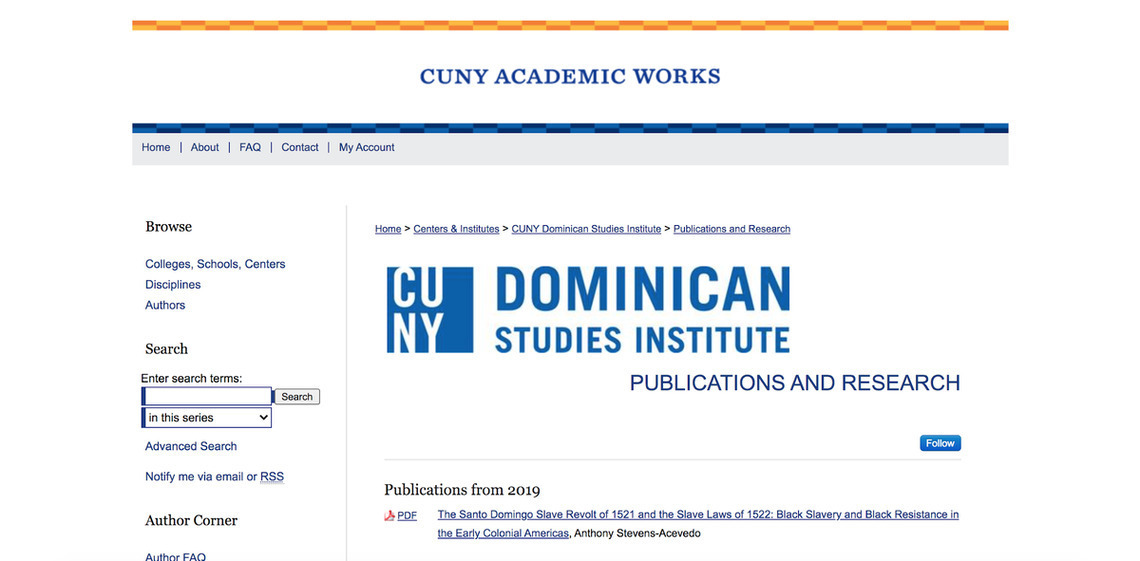 cuny-dominican-institute-publications