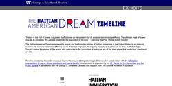 The Haitian American Dream Timeline