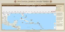 19th Century Caribbean Cholera Timemap