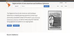 Digital Archive of Latin American and Caribbean Ephemera